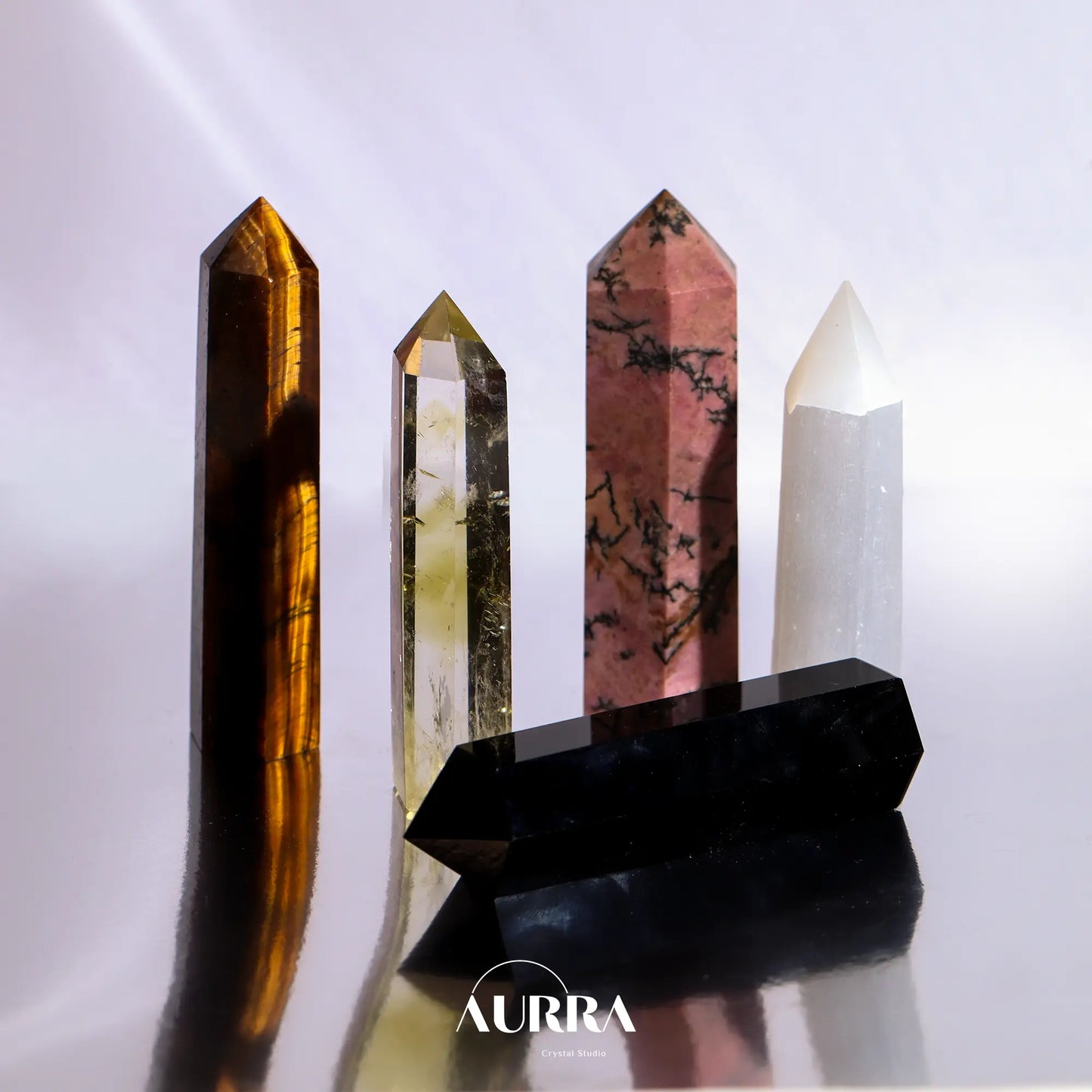 Energy Cleansing & Clarity | Selenite Tower 3 inch Aurra Crystal