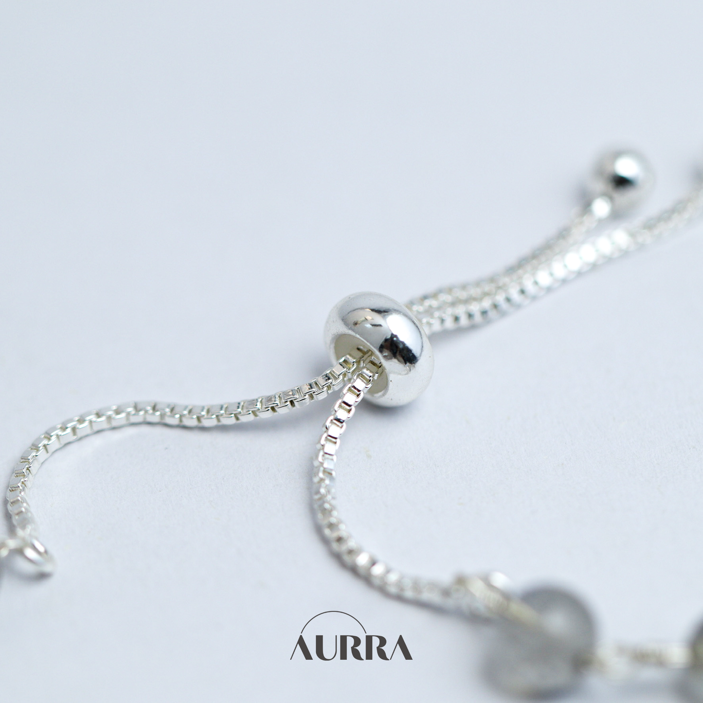 Calmness | Labradorite Wire-wrapped Link Bracelet