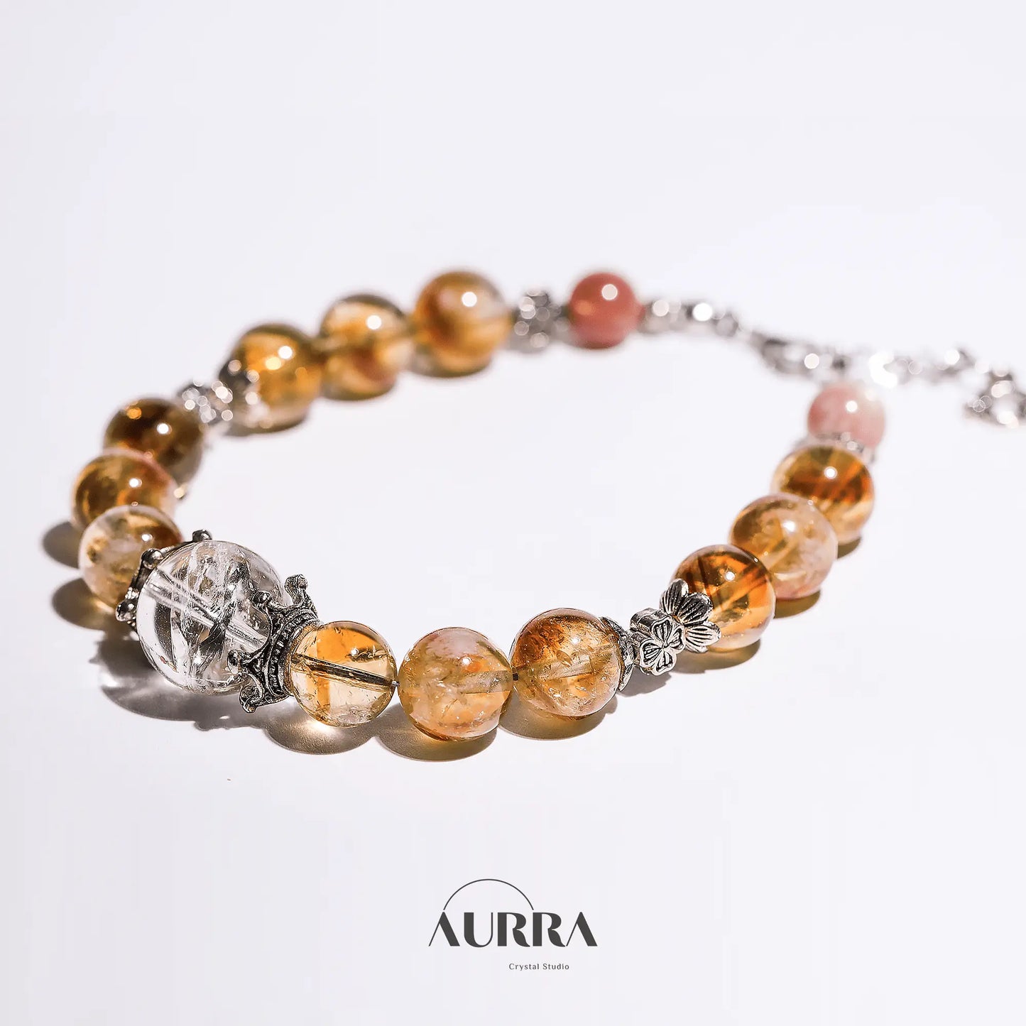 Wealth Attraction | Citrine Crystal Bracelet - Aurra Crystal