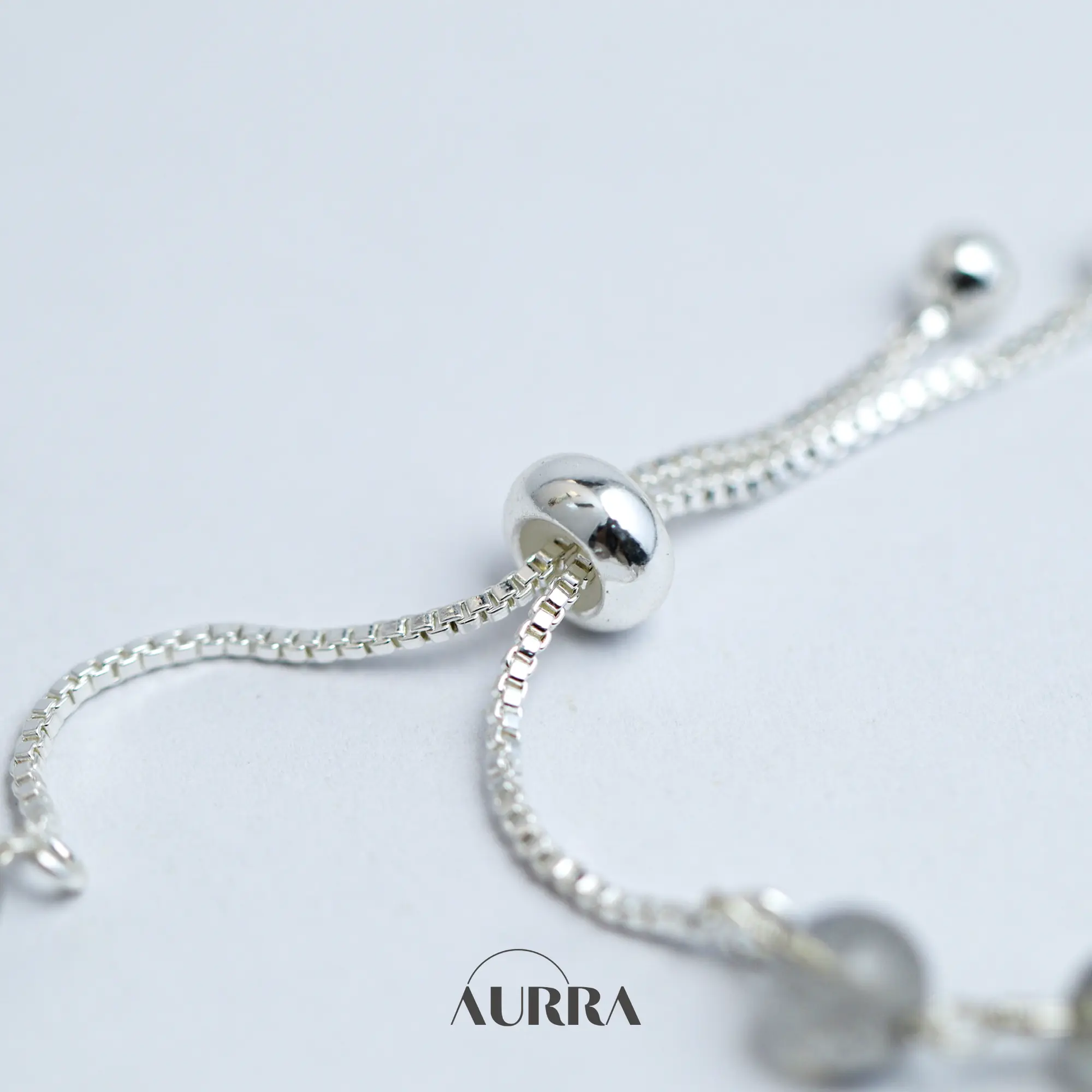 Calmness | Labradorite Wire-wrapped Link Bracelet  Aurra Crystal