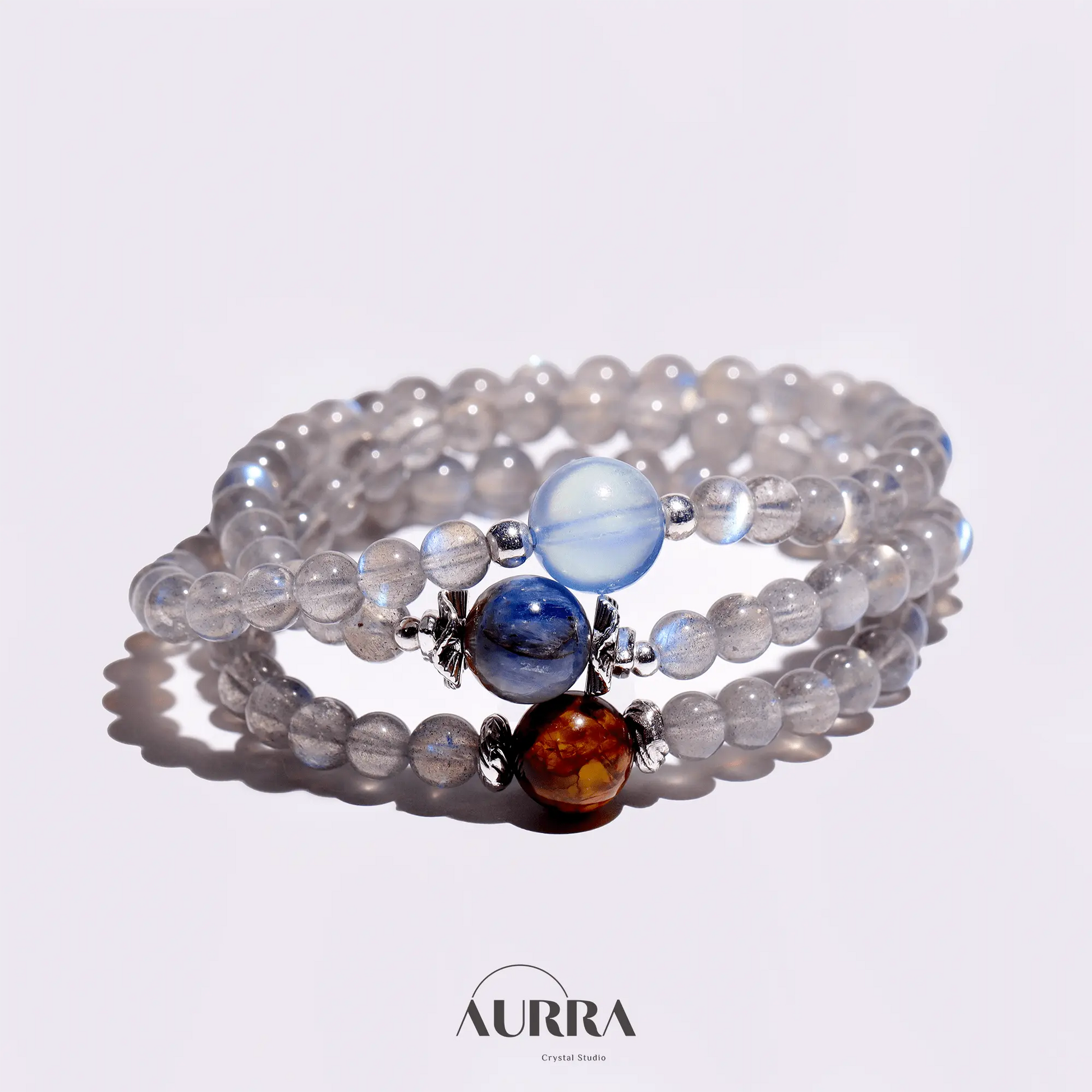 Galaxy inspired | Motivation & Intuition | 3 - Lap Bracelet - Aurra Crystal