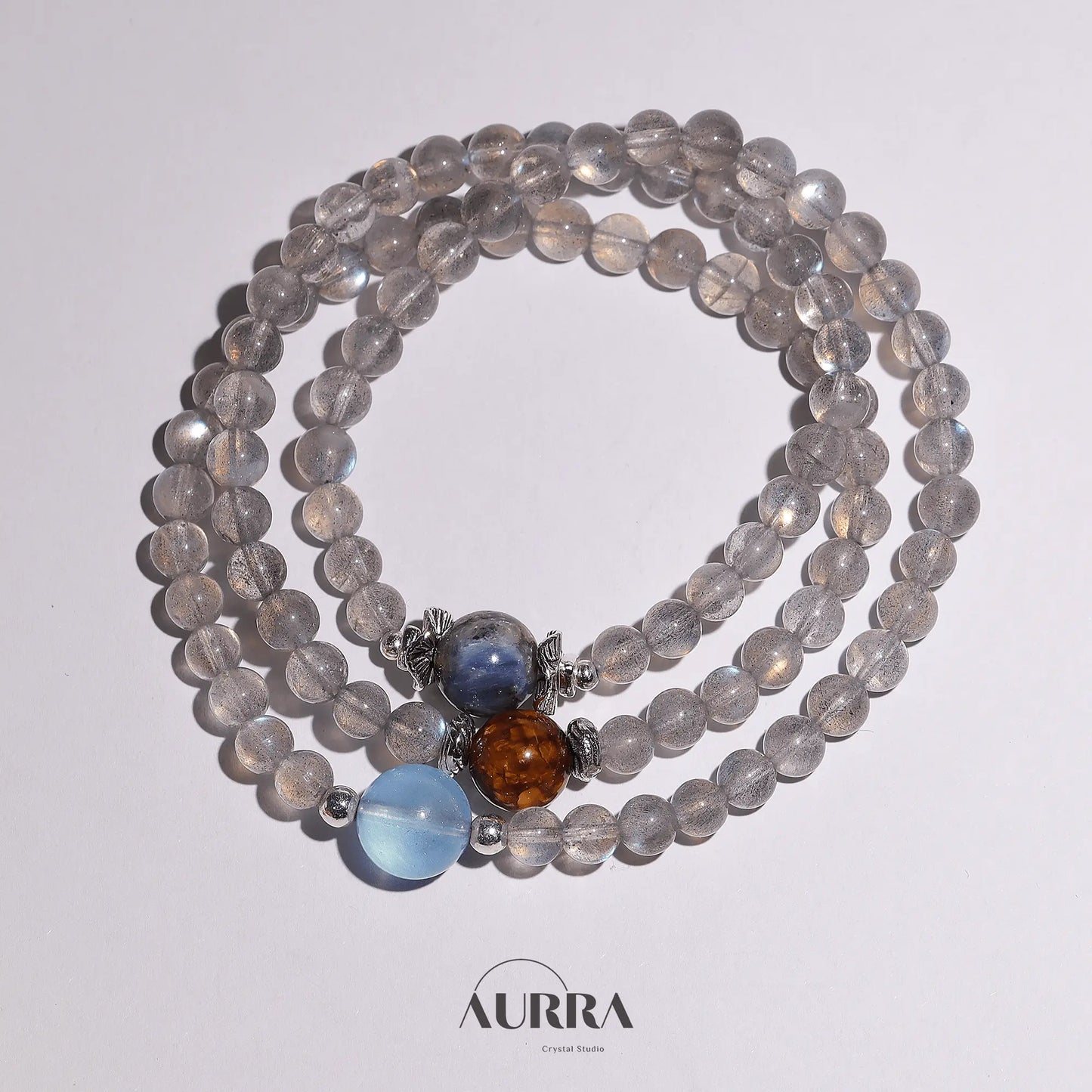 Galaxy inspired | Motivation & Intuition | 3 - Lap Bracelet - Aurra Crystal