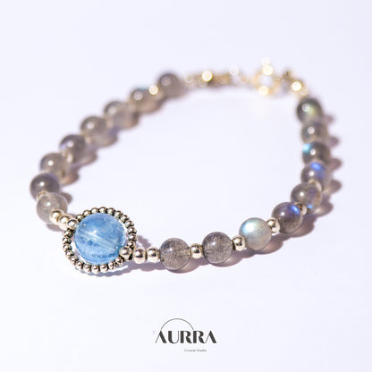 Stress Relief | Aquamarine & Labradorite Bracelet