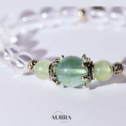 Emotional Healing & Mental Clarity | Green Fluorite Bracelet