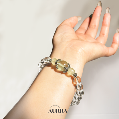 Emotional Healing & Mental Clarity | Green Fluorite Bracelet