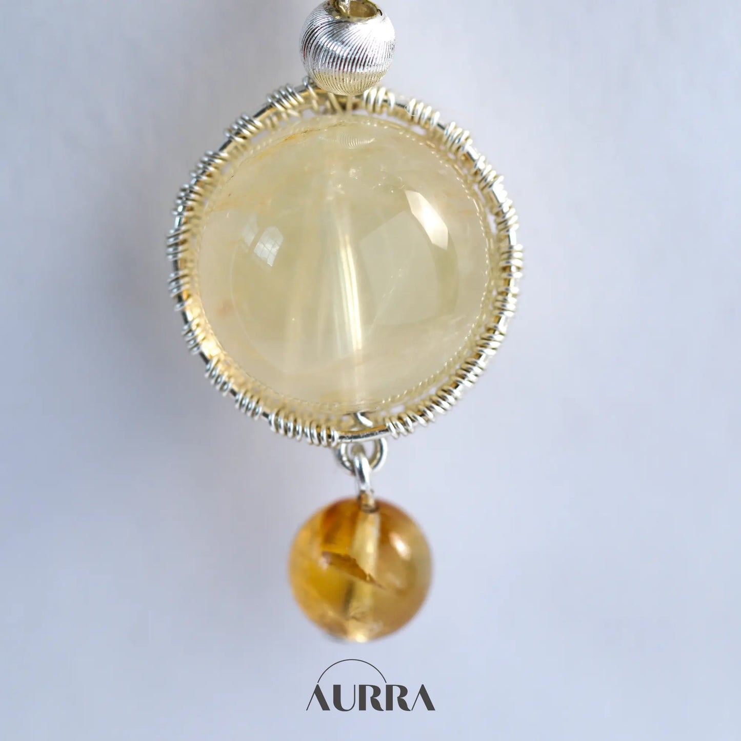Wealth Attraction Keychain  Aurra Crystal