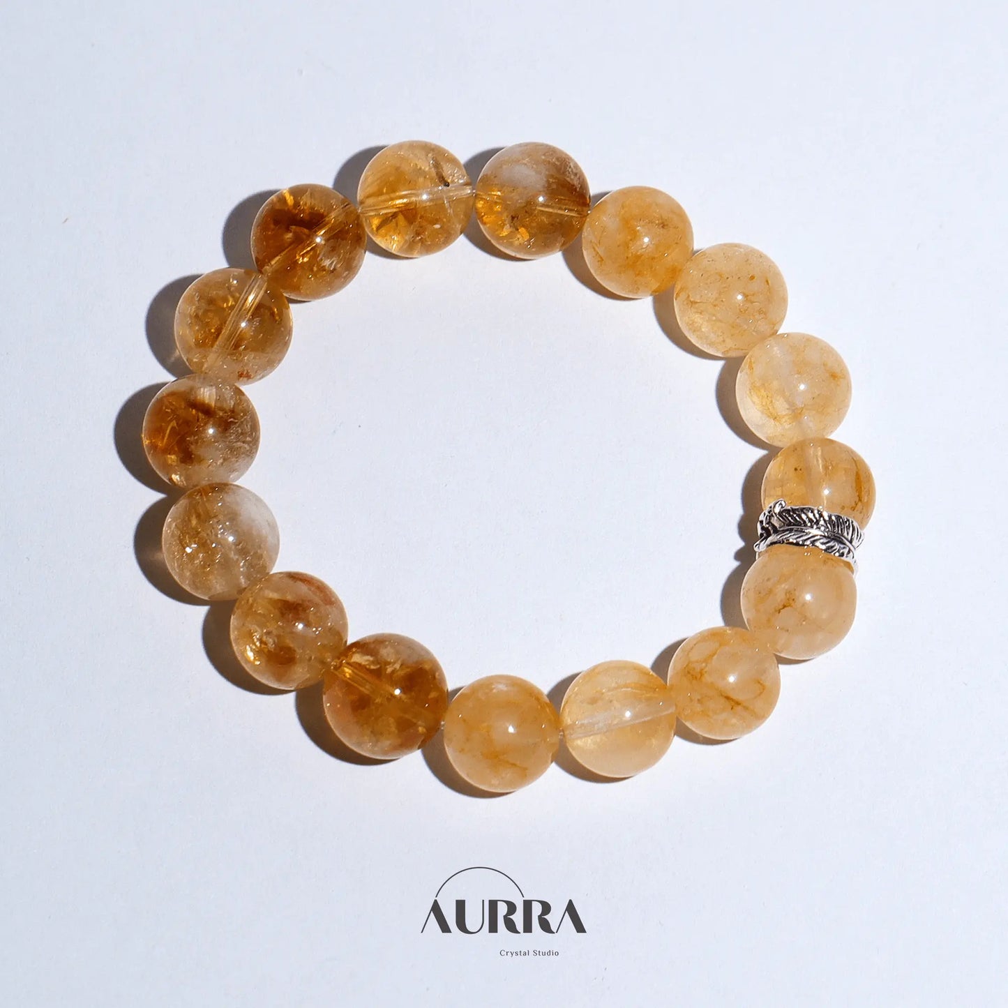 Wealth Attraction & Abundance | Citrine & Yellow Hematoid Quartz Bracelet - Aurra Crystal
