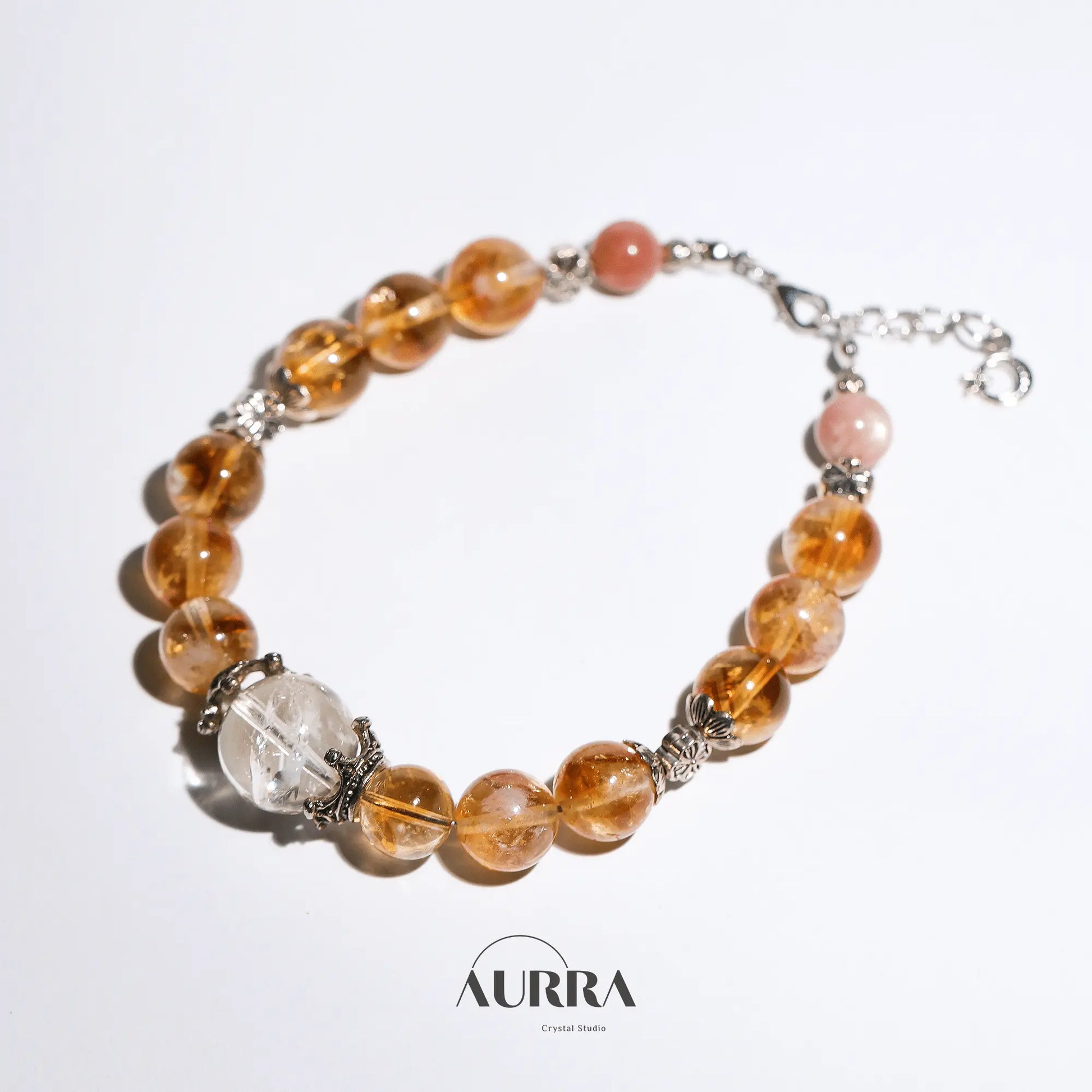 Wealth Attraction | Citrine Crystal Bracelet - Aurra Crystal