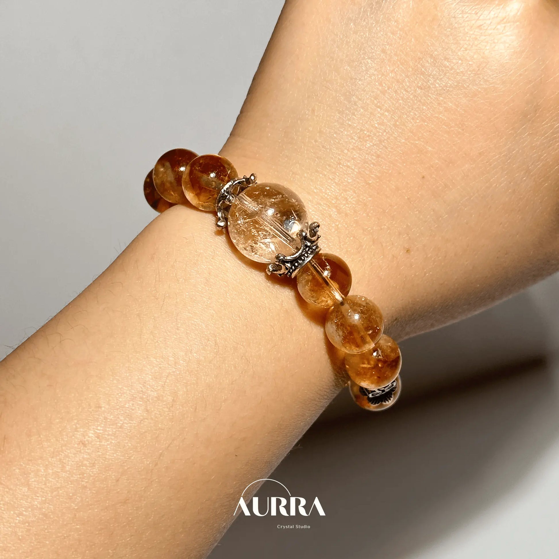 Wealth Attraction | Citrine Crystal Bracelet - Aurra Crystal