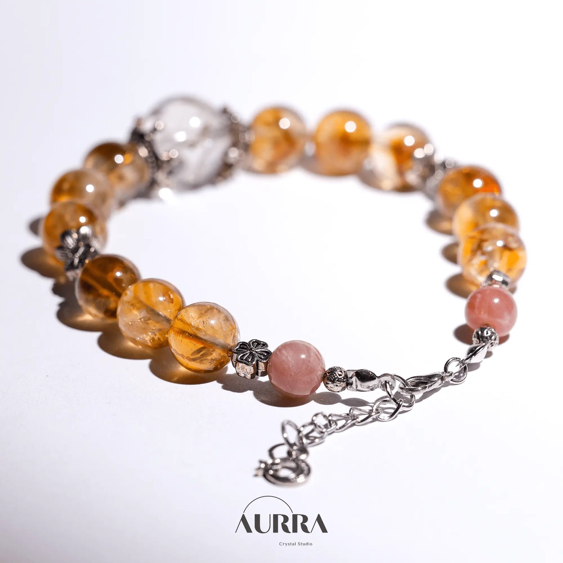 Wealth Attraction | Citrine Crystal Bracelet - Aurra Crystal